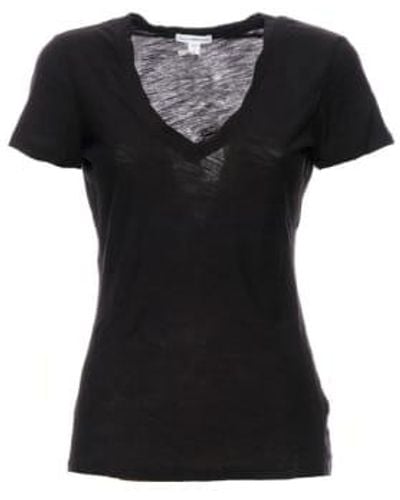 James Perse T Shirt For Woman Wua3695 Blk - Nero