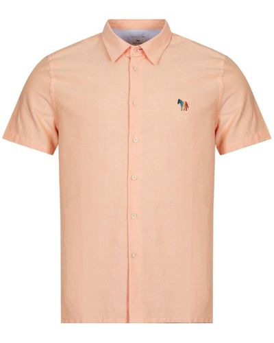 Paul Smith Orange Zebra Shirt - Rosa