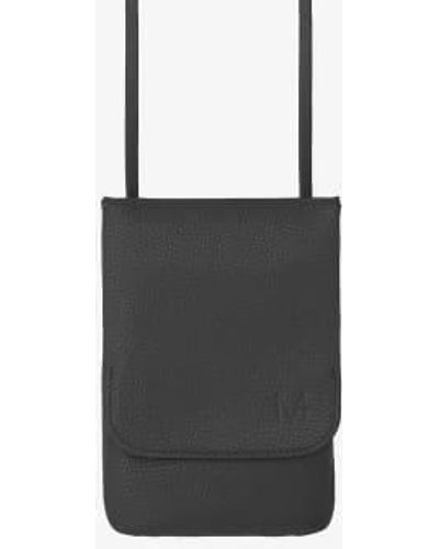 Mplus Design Leather Belt Bag No1 In Leather - Black