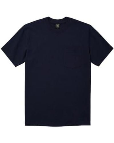 Filson Ss Pioneer Solid One Pocket T Shirt Dark - Blu