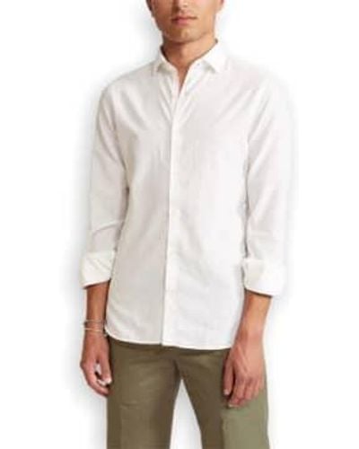 A.B.C.L. Garments Abcl Garments Liberty Cotton Linen Selvedge - Bianco