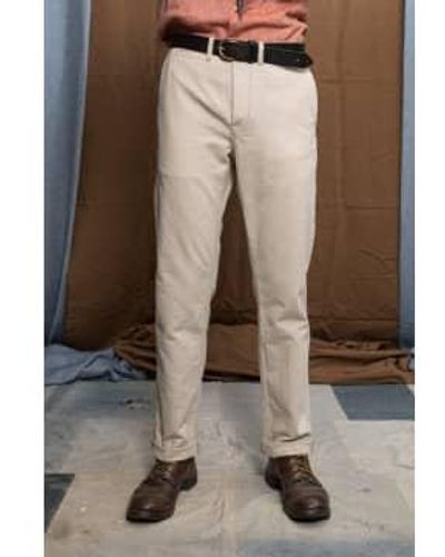 Scarti Lab Cotton Linen Pants 1 - Marrone