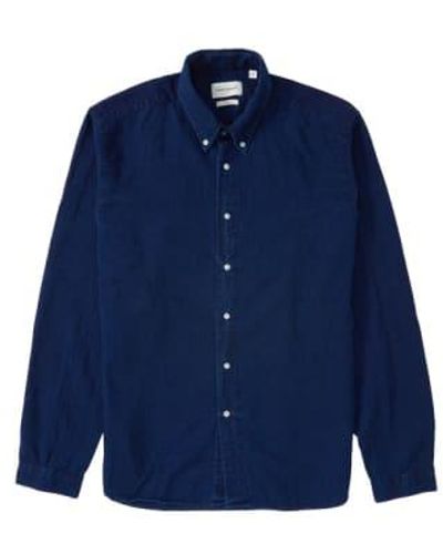 Oliver Spencer Brook Shirt Kildale Rinse / 16 - Blue