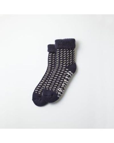 RoToTo Comfy Room Socks - Blu
