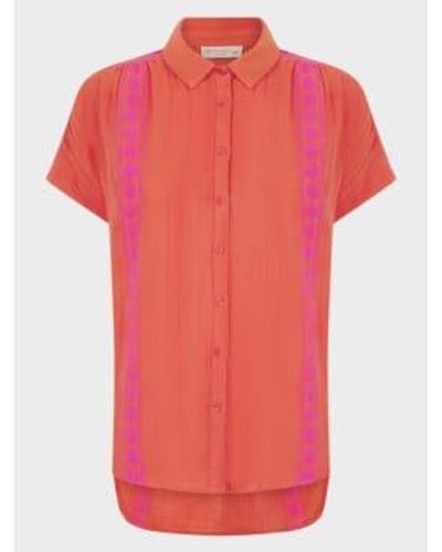 Nooki Design Polly Blouse Mix 1 - Rosso