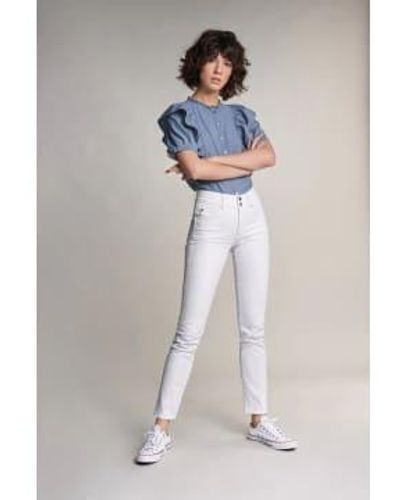Salsa Jeans 119123 delgado blanco