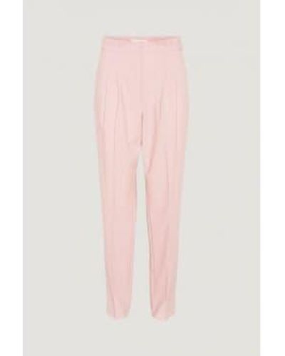 REMAIN Birger Christensen Palisa Trousers Polyester - Pink