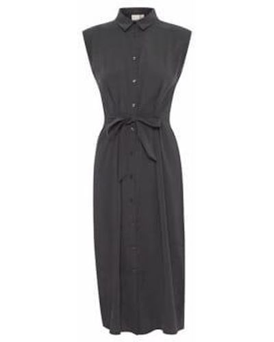 Ichi Ihcinoma Asphalt Dress - Black