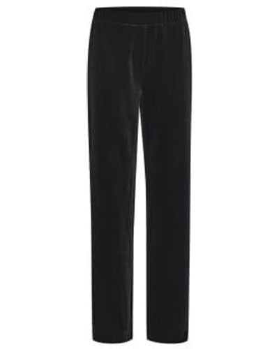 B.Young Byperlina Straight Trousers Uk 14 - Black