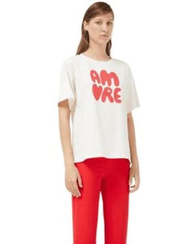 Compañía Fantástica T-shirt Amore - Rouge