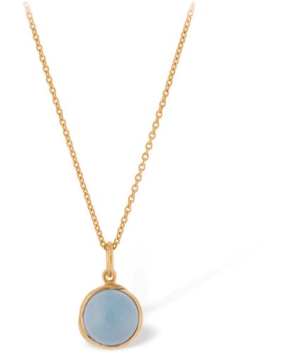 Pernille Corydon Collar azul Aura Oro - Metálico
