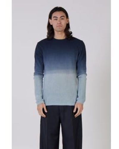Daniele Fiesoli Boiled Faded Effect Sweatshirt Blue Large