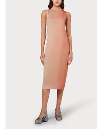 Paul Smith High Neck Ombre Sparkle Knitted Dress Col: 15 Goose Beak L - Multicolour