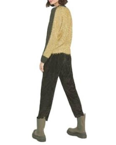 Ottod'Ame Two Tone Lurex Knit X Small - Natural