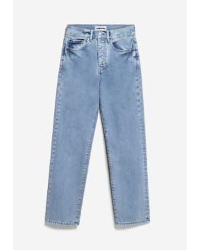 ARMEDANGELS Aaikala Light Fresh Straight Fit Jeans - Blu