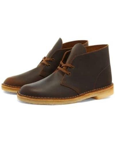 Clarks Https://www.trouva.com/it/products/clarks-originals-desert-boot-beeswax-leather - Marrone