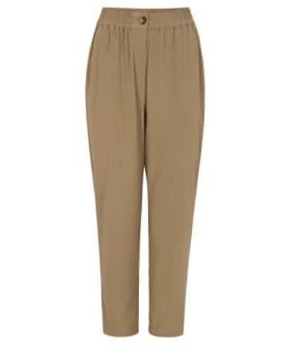 SOFT REBELS Srbrianna Tiger's Eye Trousers Xs - Natural