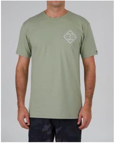 Salty Crew T-shirt Sauge Xl - Green