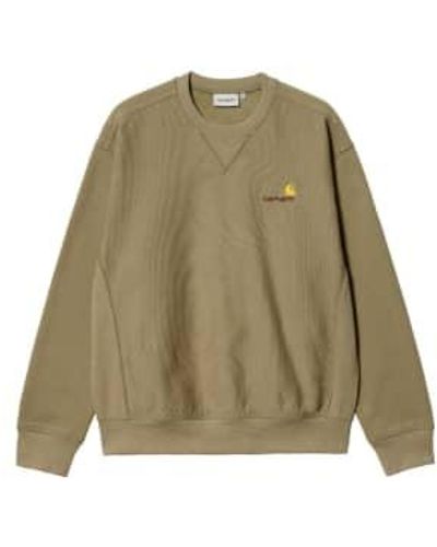 Carhartt Sweatshirt mann i025475 larch - Grün