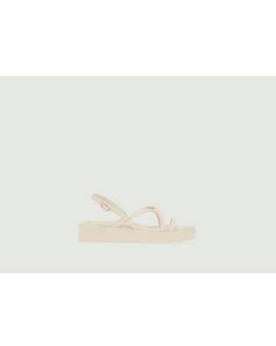 Ancient Greek Sandals Sandale Silia - Blanc