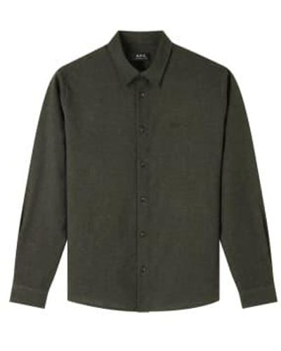 A.P.C. Vincent Shirt Cotton - Green