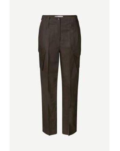 Samsøe & Samsøe Trousers Gaia Delicioso S / - Brown