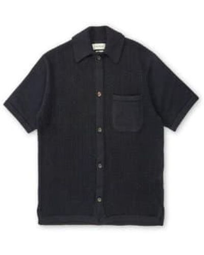 Oliver Spencer Shirt M / Navy - Black