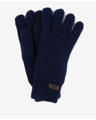 Barbour Carlton Gloves - Blue