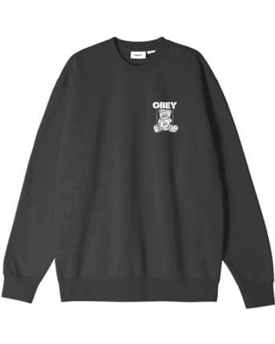 Obey Love Hurts Sweatshirt M - Grey
