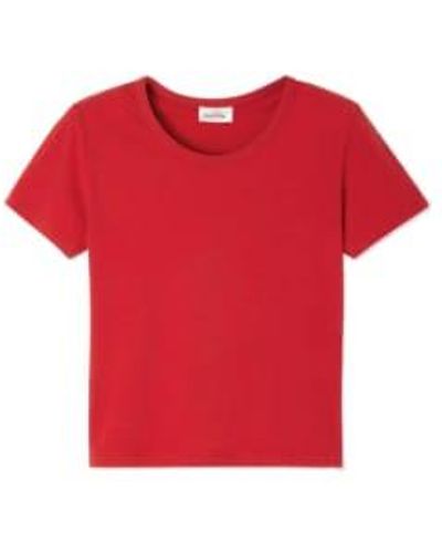 American Vintage Gamipy T -shirt - Rouge