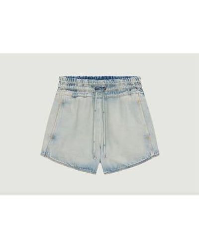 IRO Ouaga Cotton Shorts 38 - Blue