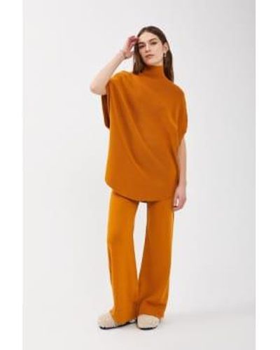 Ottod'Ame Otto'dame -blend Sweater Amber M - Orange