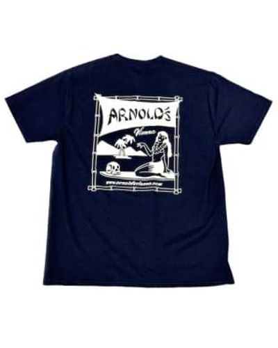 ARNOLD's Aloha T-shirt - Blue
