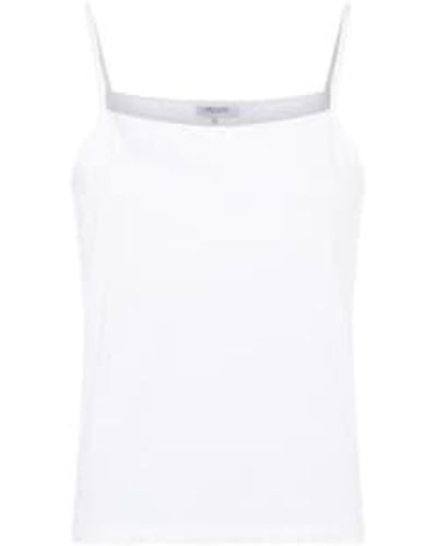 Great Plains Essential Fitted Cami Organic Cotton - Bianco