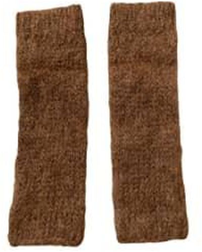 WINDOW DRESSING THE SOUL Wdts Long Arm Warmers - Brown