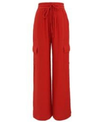 FRNCH Alena Summer Trousers - Red