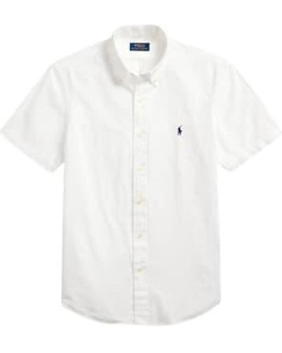 Ralph Lauren Chemise sport à manches courtes la mo masculine - Blanc