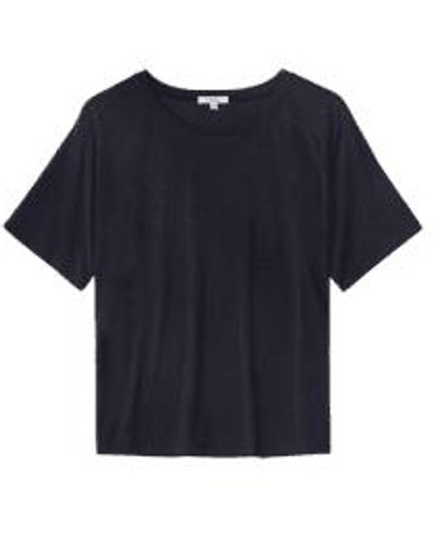 Yerse Lorena Plain T Shirt In From - Blu