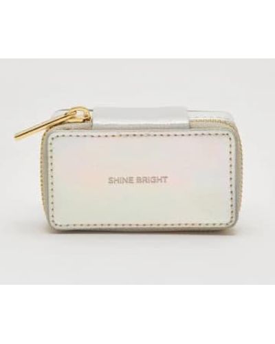 Estella Bartlett Tiny Jewelry Box 6.00 Iridescent One Size - White