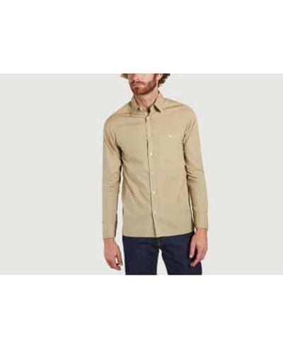 Officine Generale Younes Shirt S - Natural