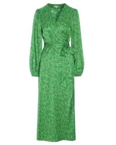 Dea Kudibal Carol Wrap Dress Xs - Green
