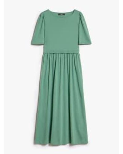 Weekend by Maxmara Snack Jersey Short Sleeve Midi Dress Size: S, Col: Co S - Green