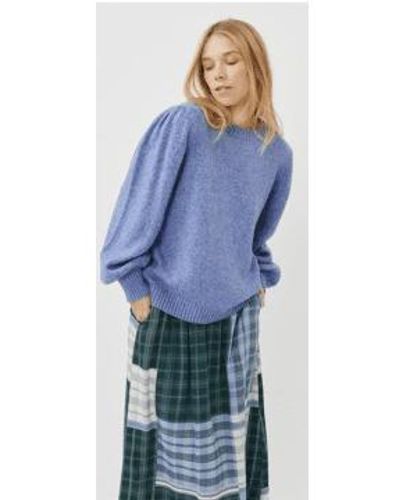 Minimum Gunnva Sweater Impression - Blue