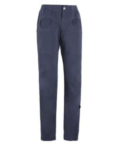 E9 Pantaloni Ondart Slim BB Donna Plumbago - Blau
