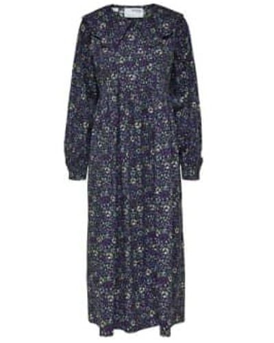 SELECTED Lafia Midi Dress 34 - Blue