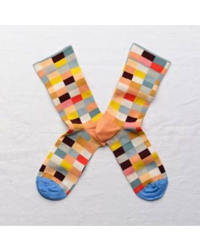 Bonne Maison Multicolor Pixels Socks
