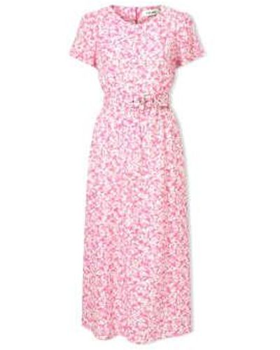 Cefinn Vestido nina en hot blossom - Rosa