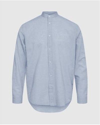 Minimum Cole 9802 Camisa Hortensia Melange - Azul