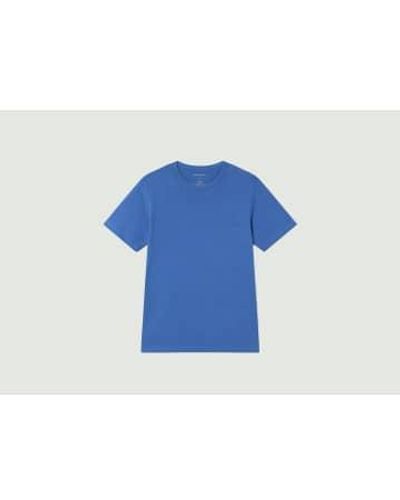 Thinking Mu T-shirt chanvre - Bleu