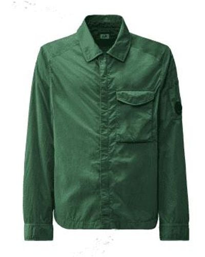 C.P. Company Cp Company Cp Company R Pocket Overshirt Duck Green - Verde
